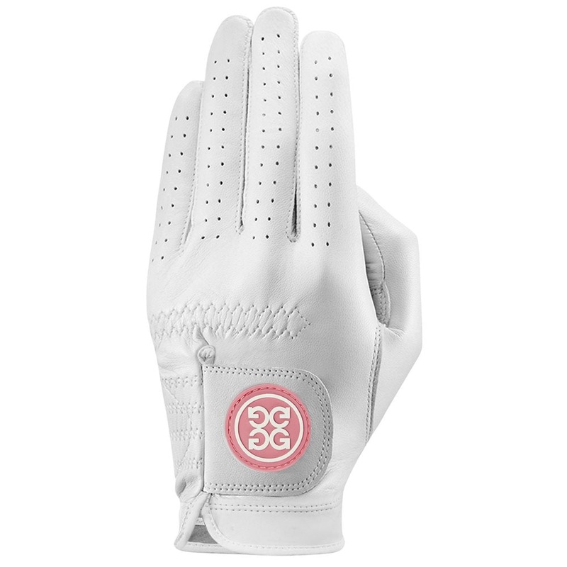 Women’s Essential Golf Glove|Snow/Blush|Left Hand Glove (Right-Handed Golfer)