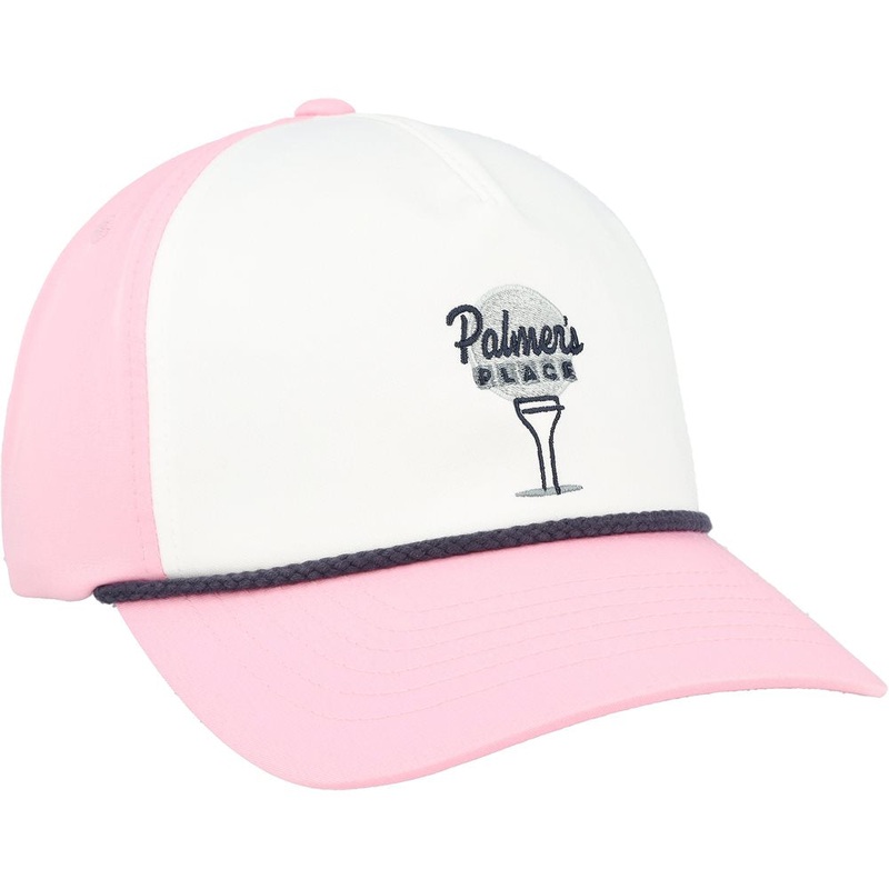 Palmer’s Place Rope Hat|Pale Pink/Navy Blazer|Navy Blazer/Pale Pink|One Size Fits Most