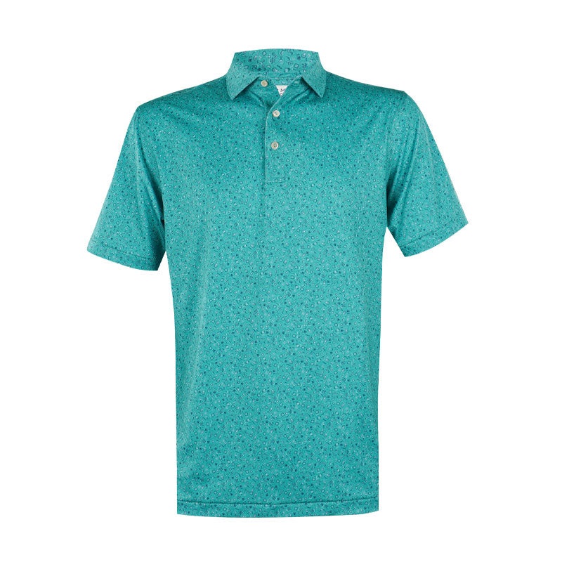 PETER MILLAR Day Of The Dead Men’s Performance Jersey Polo (Meadow)