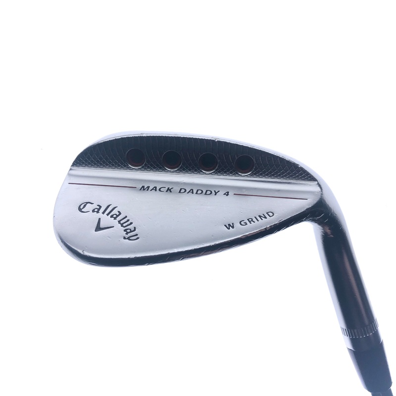 Used Callaway Mack Daddy 4 Chrome Lob Wedge / 58.0 Degrees / Stiff Flex