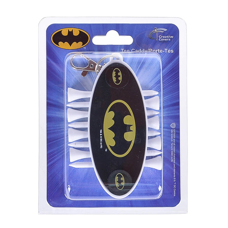 CREATIVE COVERS Batman Tee Caddy – Hold 2 _ Tees & 2 Markers