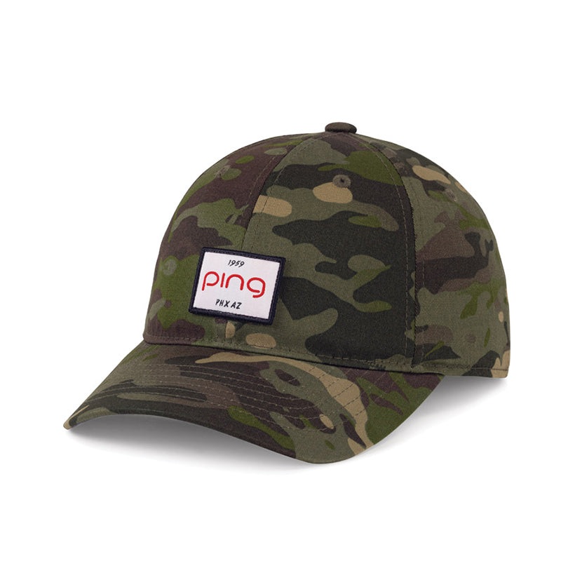 PING Ladies Came 214 Cap (Green/Camouflage)