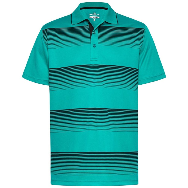 Sporte Leisure Mens Jean Polo|Teal|Small|Medium|Large|X Large|2X Large|3X Large