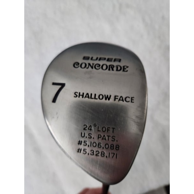 Super Concorde Shallow Face 7 FW Wood 24 RH; BM24, Fiber-X, President Graphite Shaft