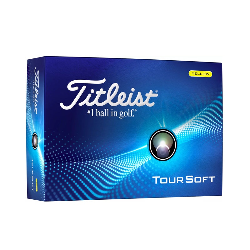 TITLEIST Tour Soft (2024) (Yellow) Golf Ball