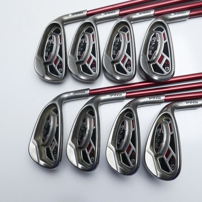 Used Ping G15 Iron Set / 5 – SW + UW / Soft Regular Flex