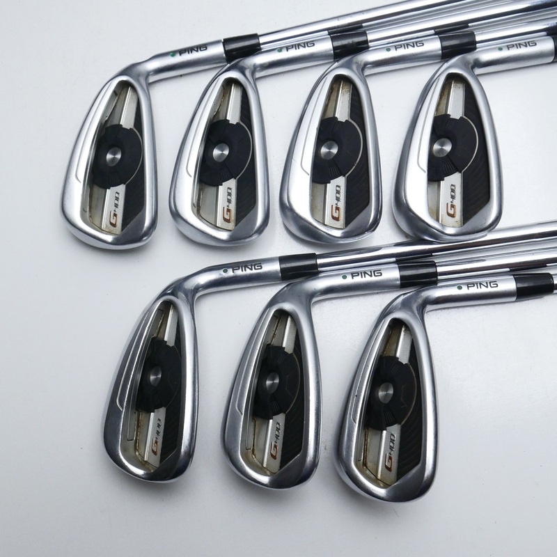 Used Ping G400 Iron Set / 5 – PW + UW / X-Stiff Flex