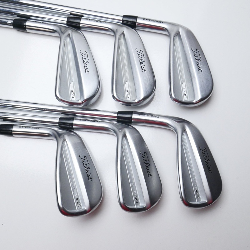 Used Titleist T100 2023 Iron Set / 5 – PW / Stiff Flex / Left-Handed