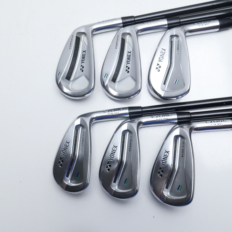 Used Yonex EZONE Forged CB 301 & 501 Combo Iron Set / 5 – PW / TX Flex