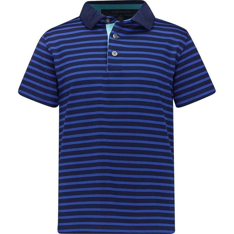 Boys’ Santa Ana Polo|Maltese Blue/Iona|Small|Medium|Large
