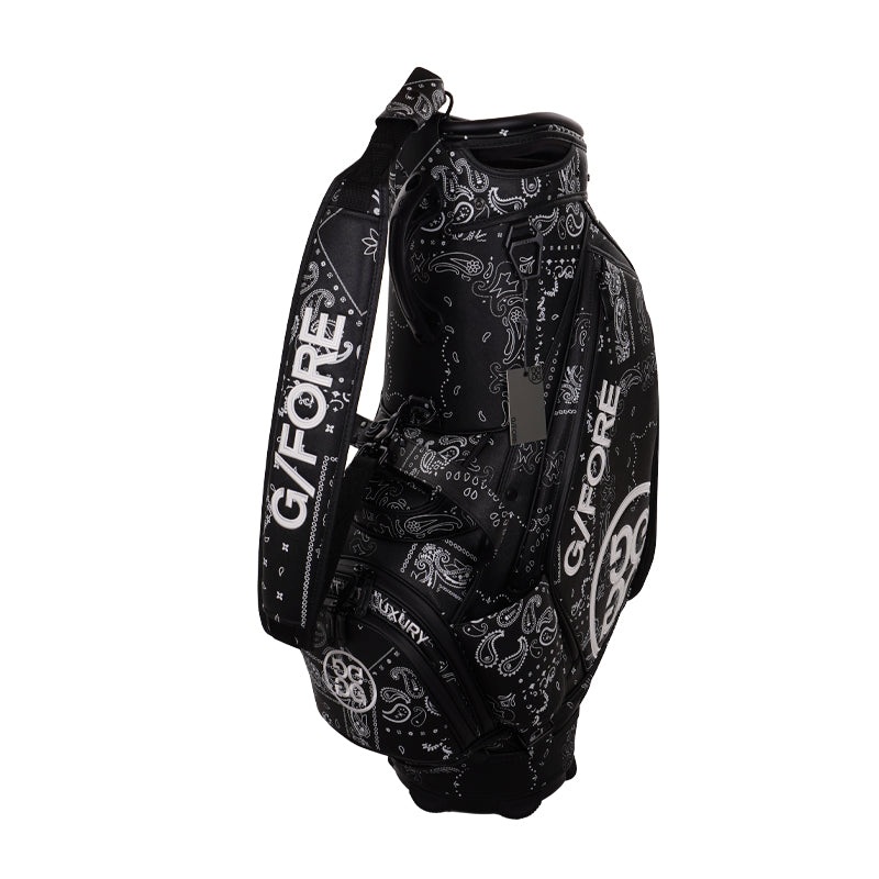 GFORE Saffiano Boro Tour Caddie Bag (Onyx)