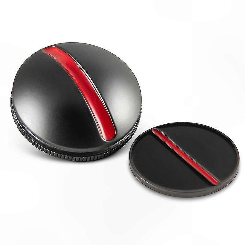 Red Golf Ball Marker with Smooth Coin Edge