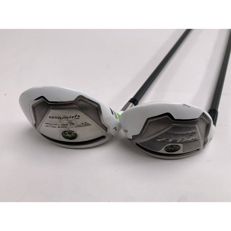 TaylorMade RocketBallz 3 & 4 Hybrid Set 19* 22* 65g Stiff Graphite Mens LH