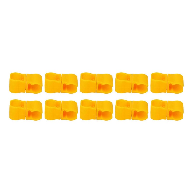 202410Pcs Outdoor Football Training Flag Pole Clip Buckle Plastic Scooter Flag Pole Connector