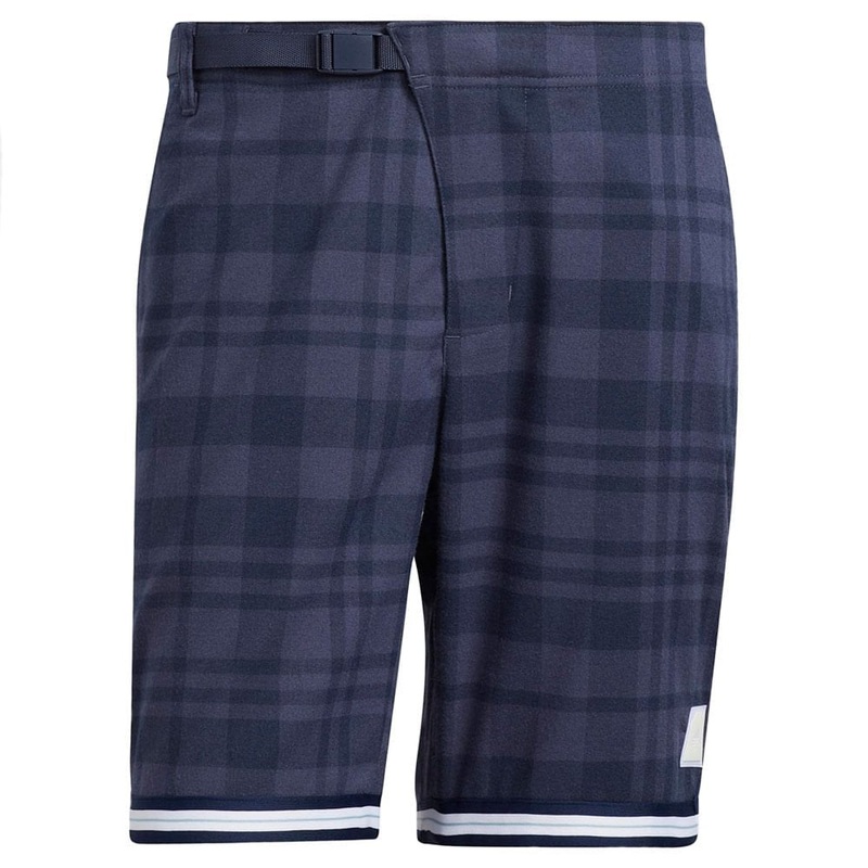Adicross 8.5 Plaid Shorts|Trace Blue F17|White|Small|Medium