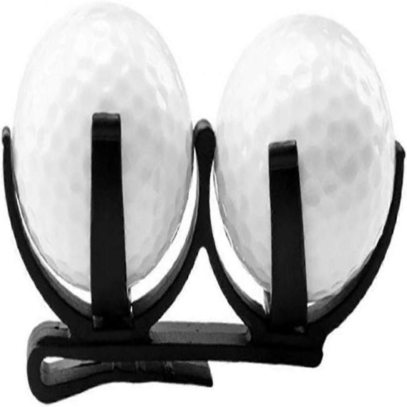 Golf Ball Clip, Portable Rotatable Folding Plastic Golf Ball Clamp Storage Holder