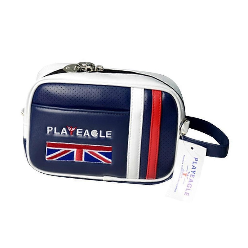 Golf Valuables Accessory Pouch Ditty Tool Marker Tee Zippered Bag Royal Blue