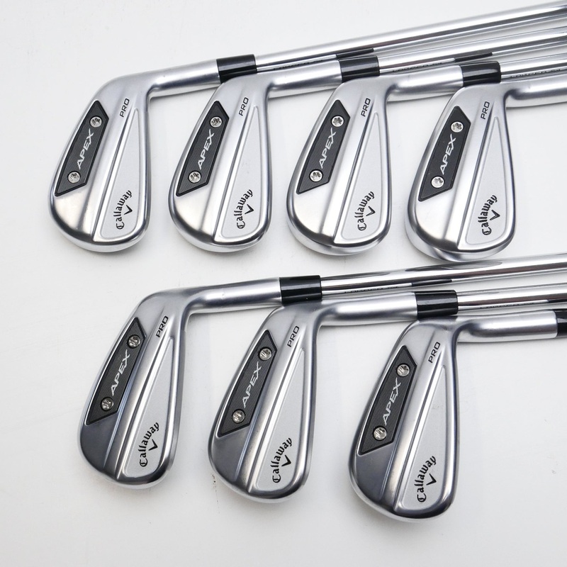 Used Callaway Apex Pro 24 Iron Set / 4 – PW / Stiff Flex