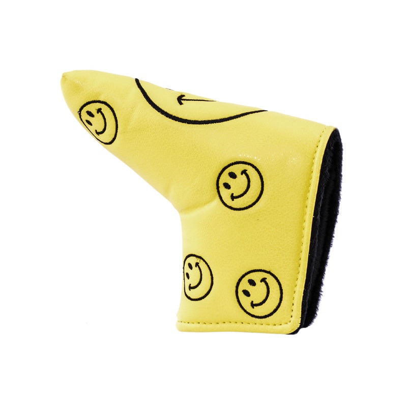 GENERAL ITEM Smiley Putter Headcover (Yellow)