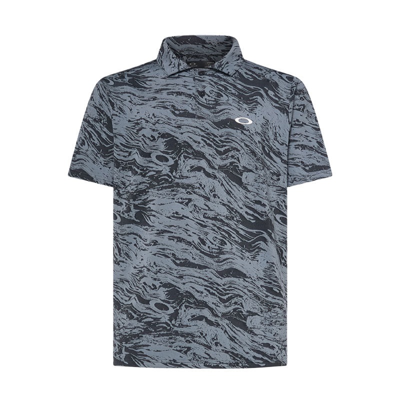 OAKLEY Duality Jacquard Mens Polo (Black/Grey)
