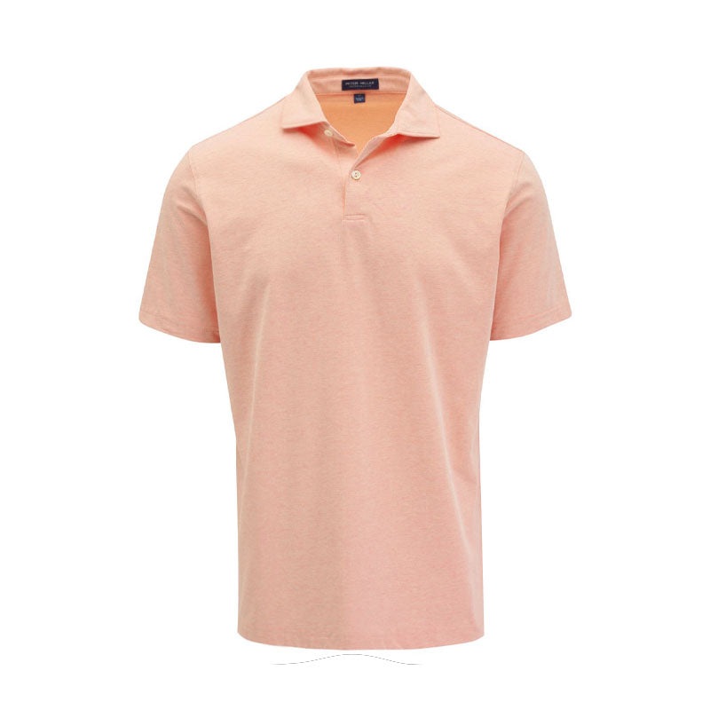 PETER MILLAR Albatross Cotton-Blend Men’s Performance Polo (Orange)