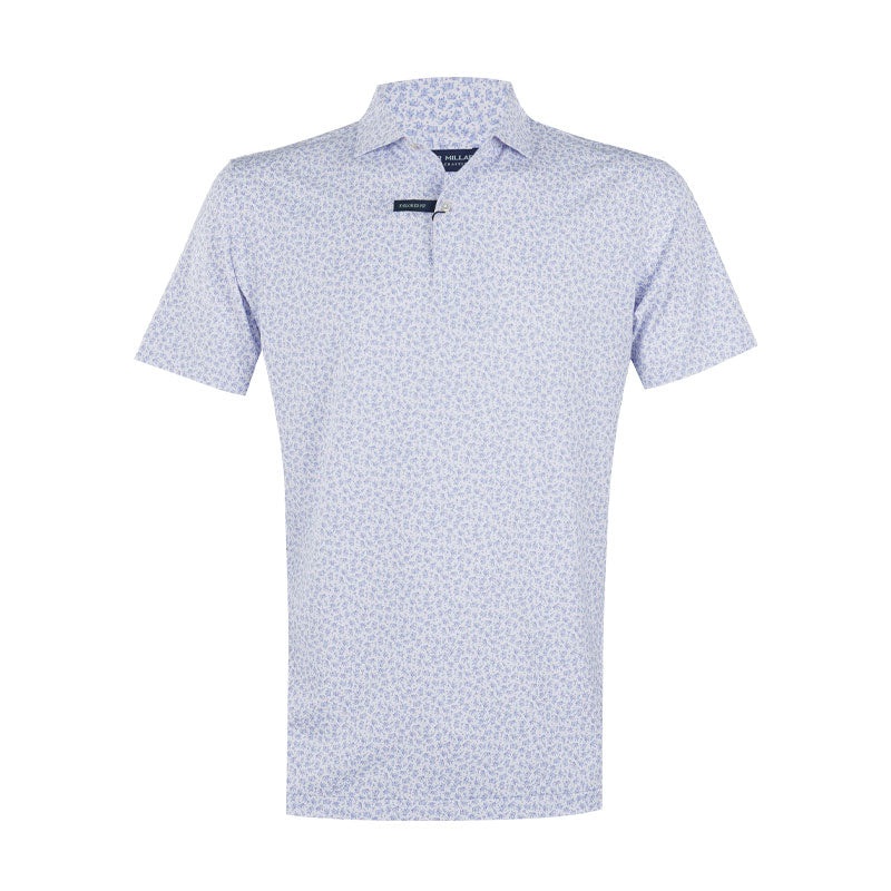 PETER MILLAR Olive Grove Men’s Performance Jersey Polo (White)