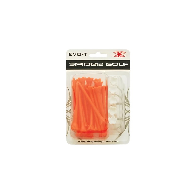 Spider – Tees – Plastic Evo-T Retail Pack (25Pc)