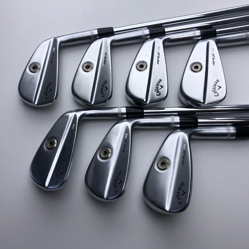 Used Callaway Apex MB 21 Iron Set / 4 – PW / Stiff Flex