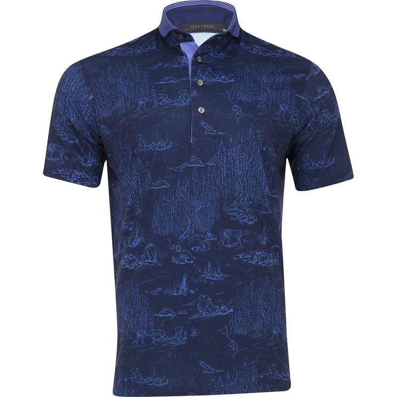 Willow Toile Polo|Maltese Blue|Small|Medium|Large|X-Large|XX-Large