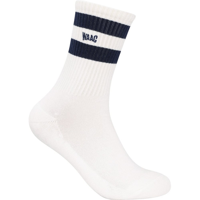 Women’s Stripe Socks|White Solid Neon Yellow|One Size Fits Most