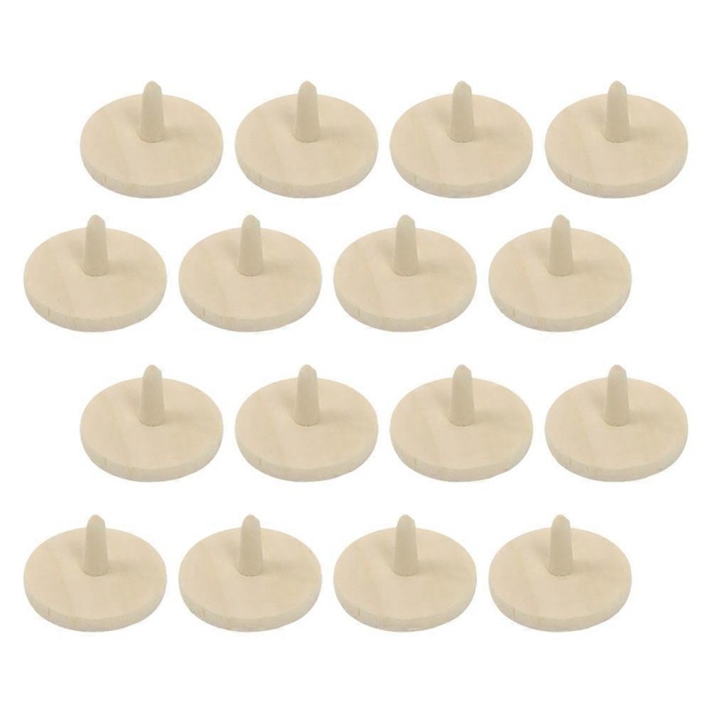 Wooden Golfs Position Markers for Outdoor Use 20Pcs Durable Accessories