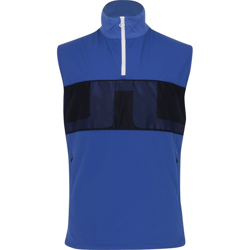 Dean 1/4 Zip Vest|Nautical Blue|Large