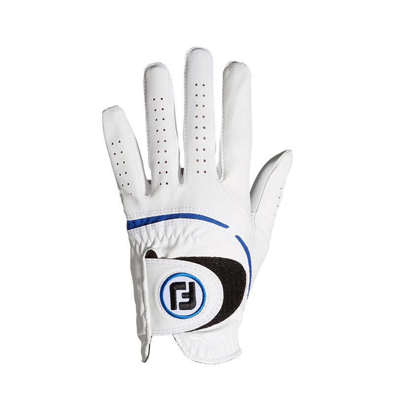 FOOTJOY WeatherSof Men’s All-Weather Glove (White/Blue)