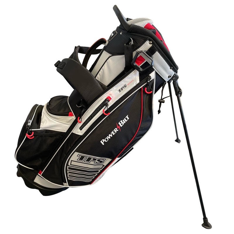 Powerbilt TPS 14.0 Stand Bag|Black/Red