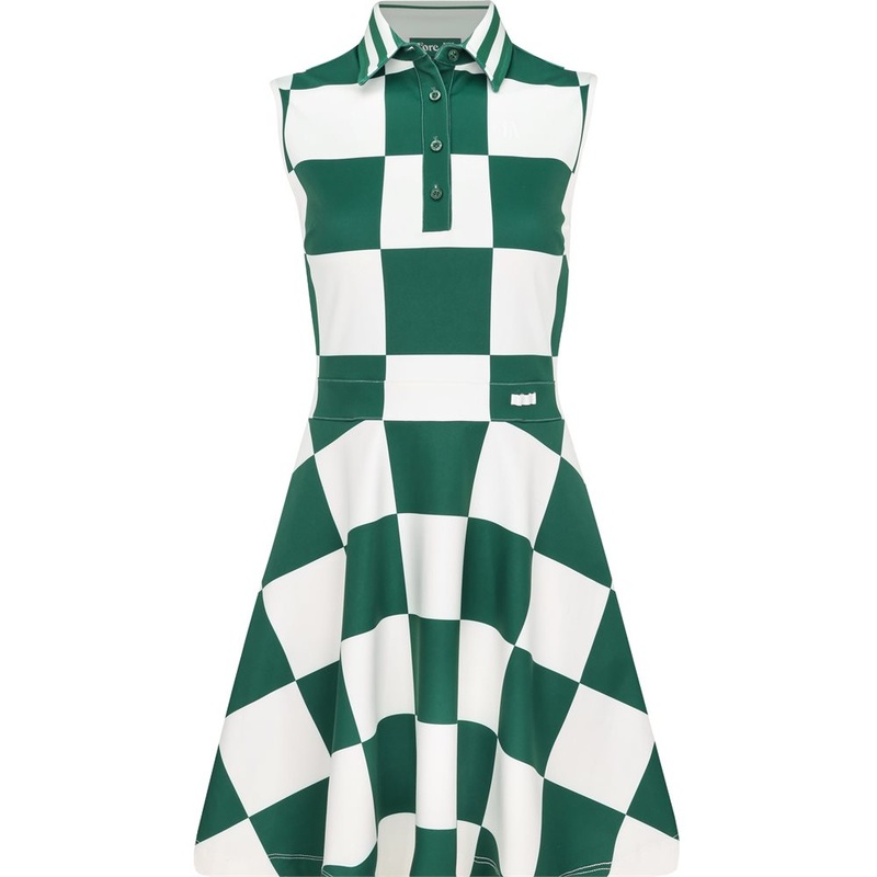 Women’s Jordan Print Dress|Green/White Checkered|Small|X-Large|Large|XX-Large