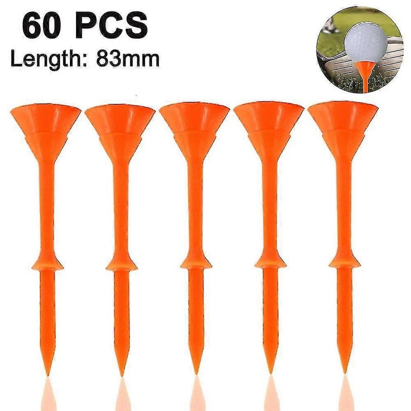 60pcs Plastic Golf Ball Nail For Serve