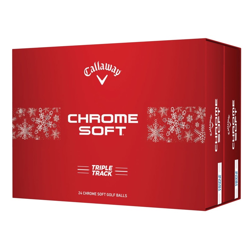 Callaway Chrome Soft ’24 Triple Track Holiday 2 DOZ Golf Balls