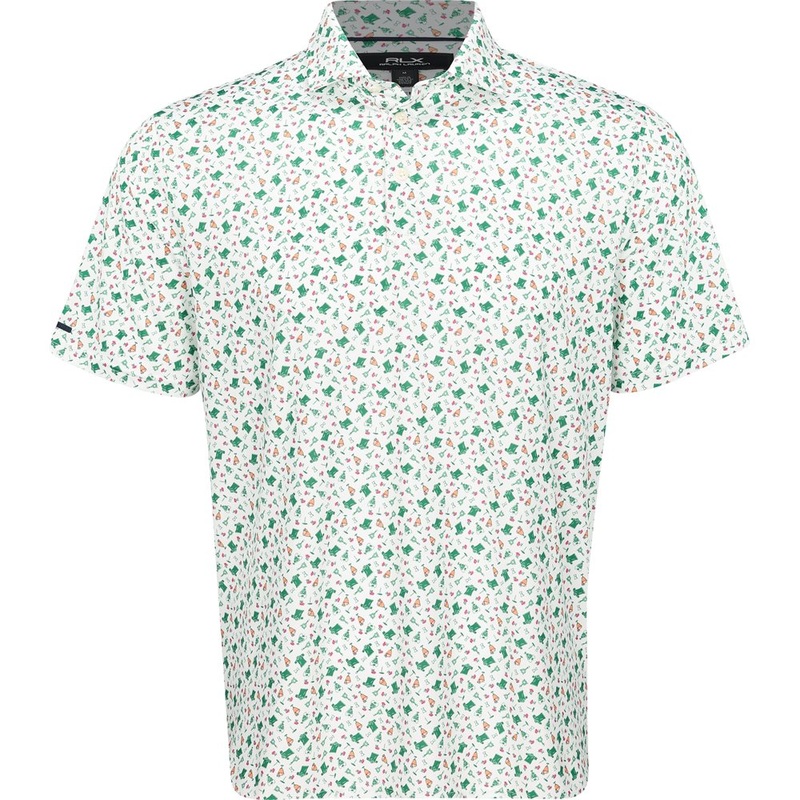 Lightweight Airflow Knit Print Polo