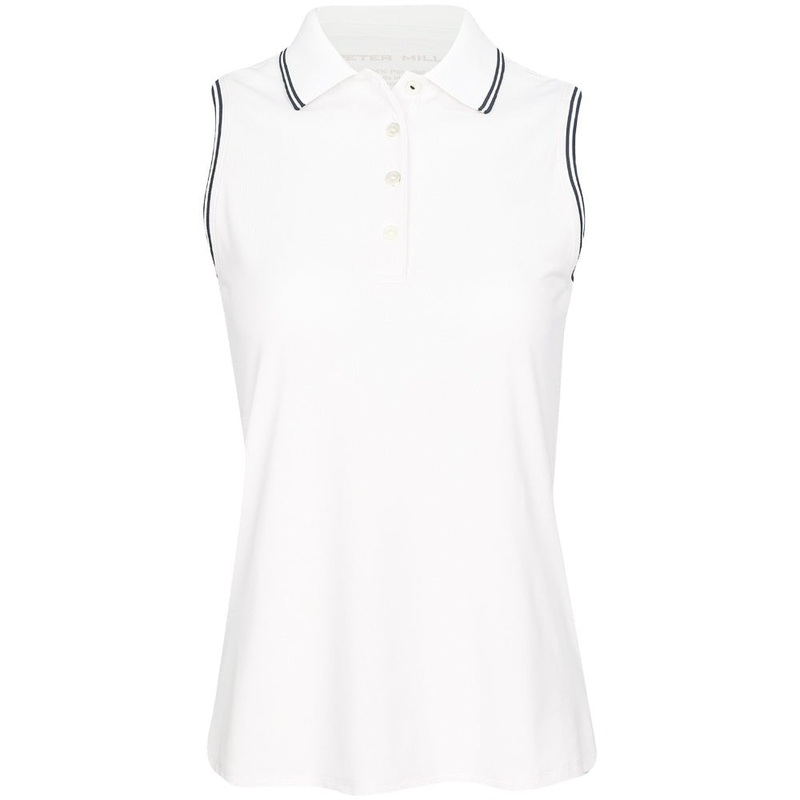 Women’s Canterbury Tipped Sport Mesh Sleeveless Polo