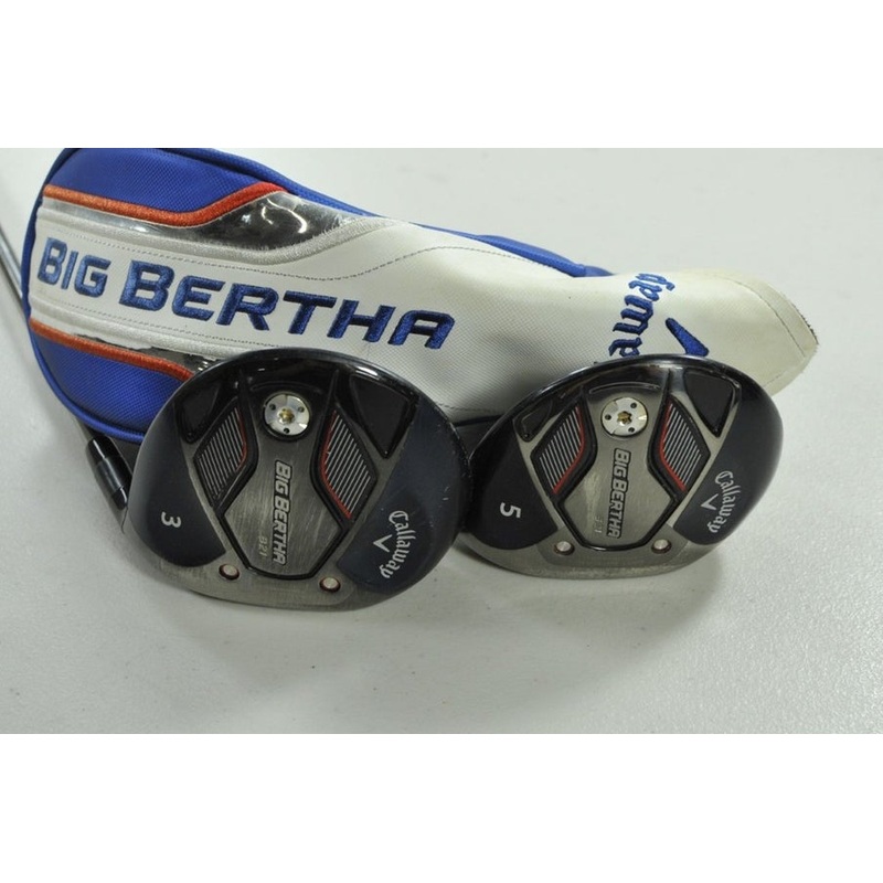 Callaway Big Bertha B21 3 and 5 Fairway Wood Set Senior Flex RH Graphite #203095