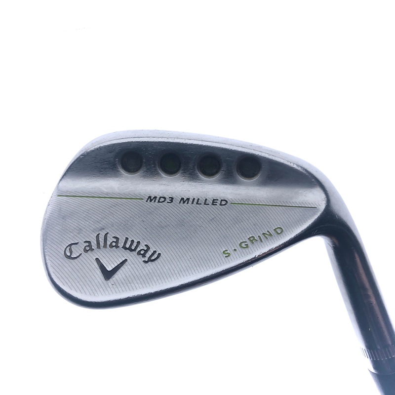 Used Callaway MD3 Milled Chrome Pitching Wedge / 48.0 Degrees / Stiff Flex