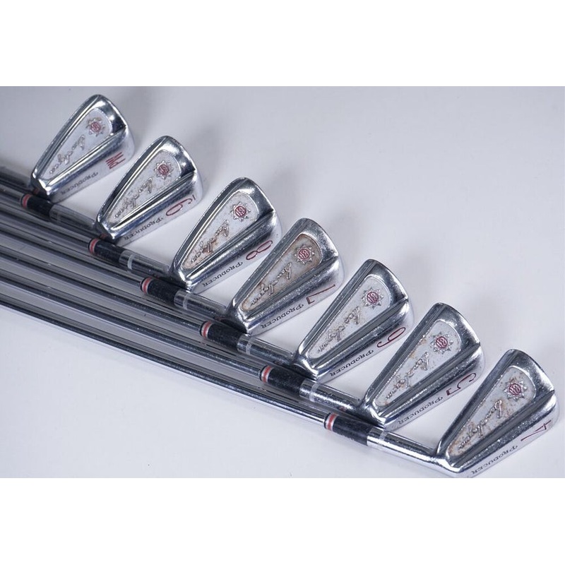 BEN HOGAN PRODUCER 4-PW VINTAGE IRONS SET W/ AMF APEX 3 REGULAR, ALL ORIGINAL