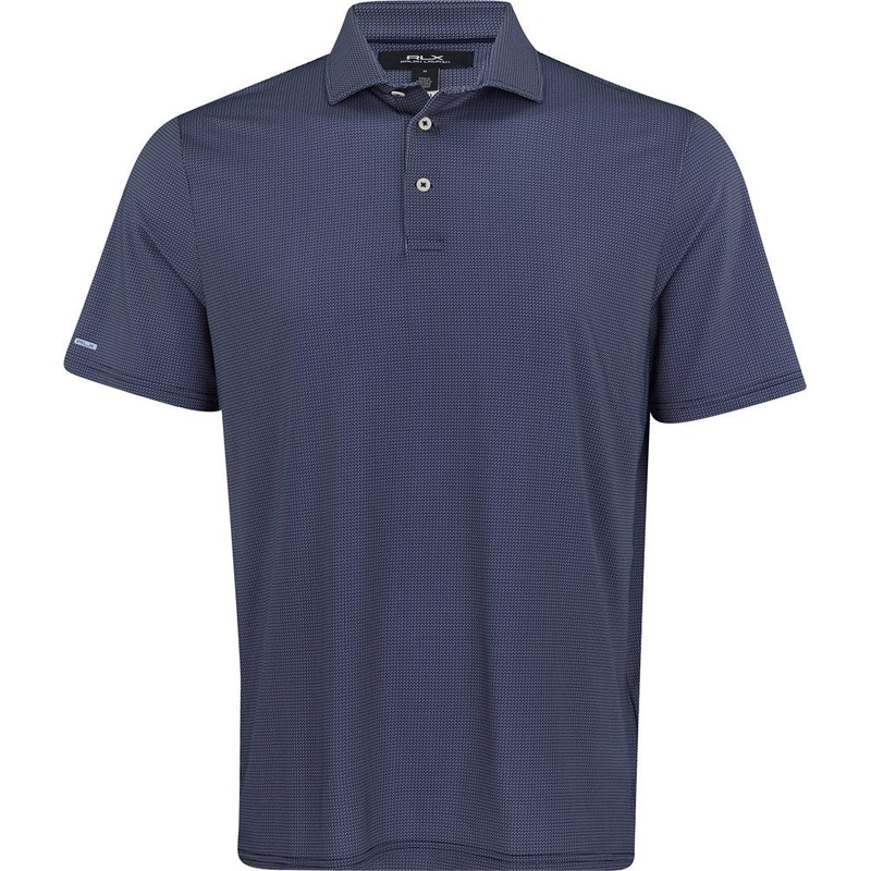 Lightweight Airflow Print Polo