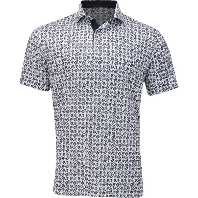 MATTR Essex Polo|White Glow/Deep Navy|Vine/Zen Blue|Ocean Tropic|Small|Medium|Large|X-Large|XX-Large