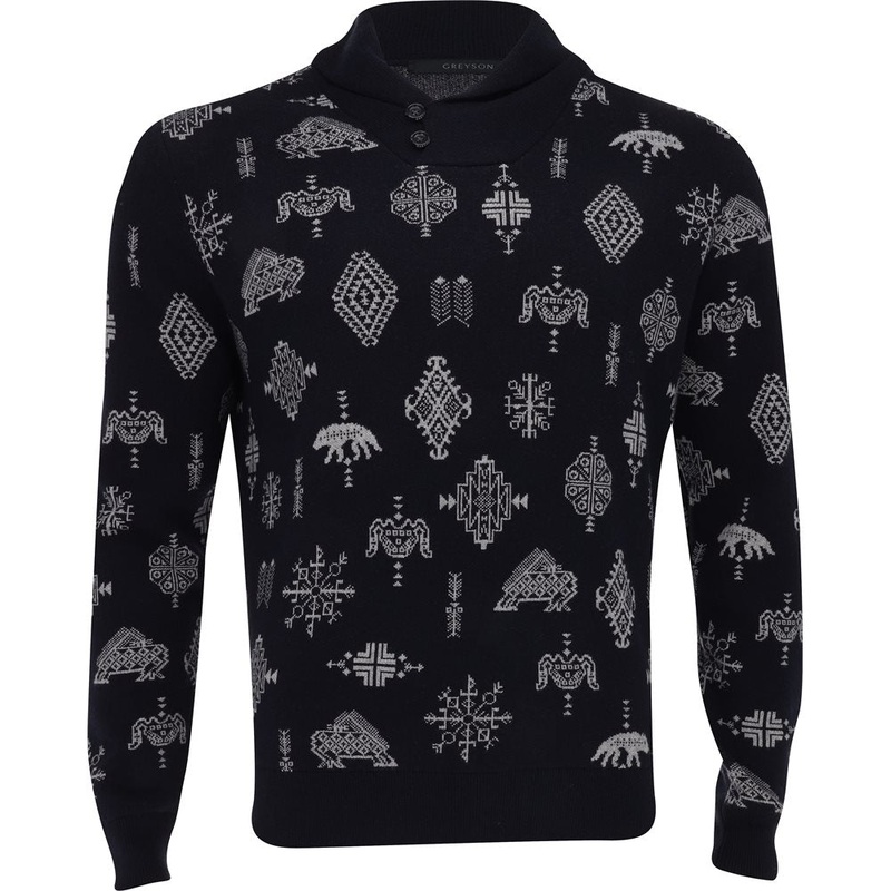 Norwegian Shawl Sweater|Maltese Blue|Small|Medium|Large|X-Large|XX-Large