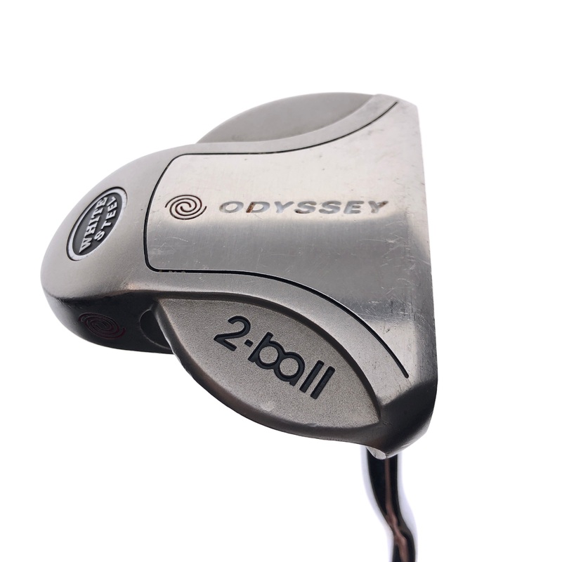 Used Odyssey White Steel 2-Ball Putter / 34.0 Inches