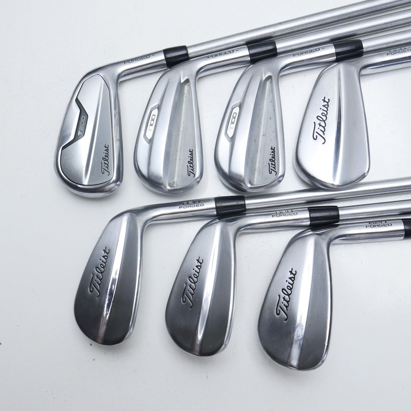 Used Titleist T200 ’21 & T100 ’21 & 620 MB Iron Set / 4 – PW / X-Stiff Flex