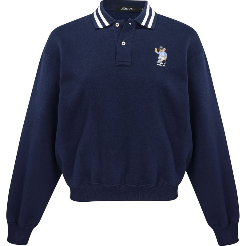 Women’s Polo Bear Fleece Long Sleeve Polo