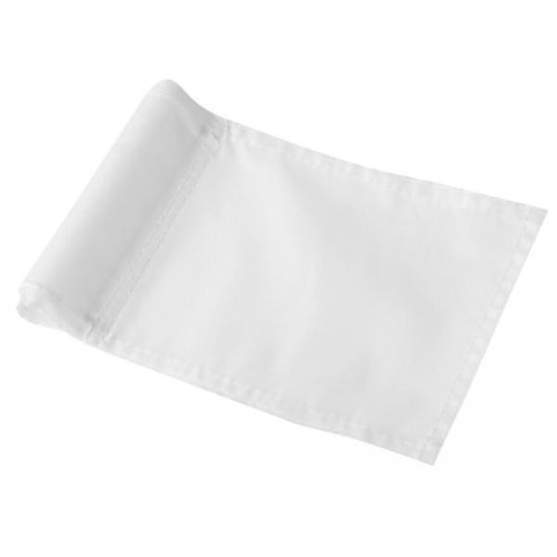 9xSolid Color Golf Pin Flag, 9.65 L X 5.9 H, Putting Flags For Yard White
