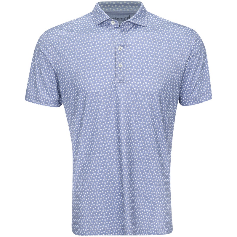 Performance Jersey Polo – Areca Palm Print